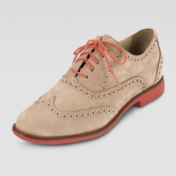 Cole Haan Beige and Red Women's Loafers - Picture 2 of 7